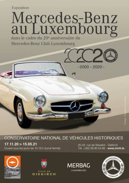 Exposition Mercedes-Benz au Luxembourg